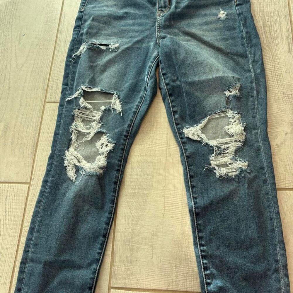 American-eagle Women's Blue and Navy Jeans